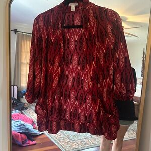 Shawl collar/blazer kimono